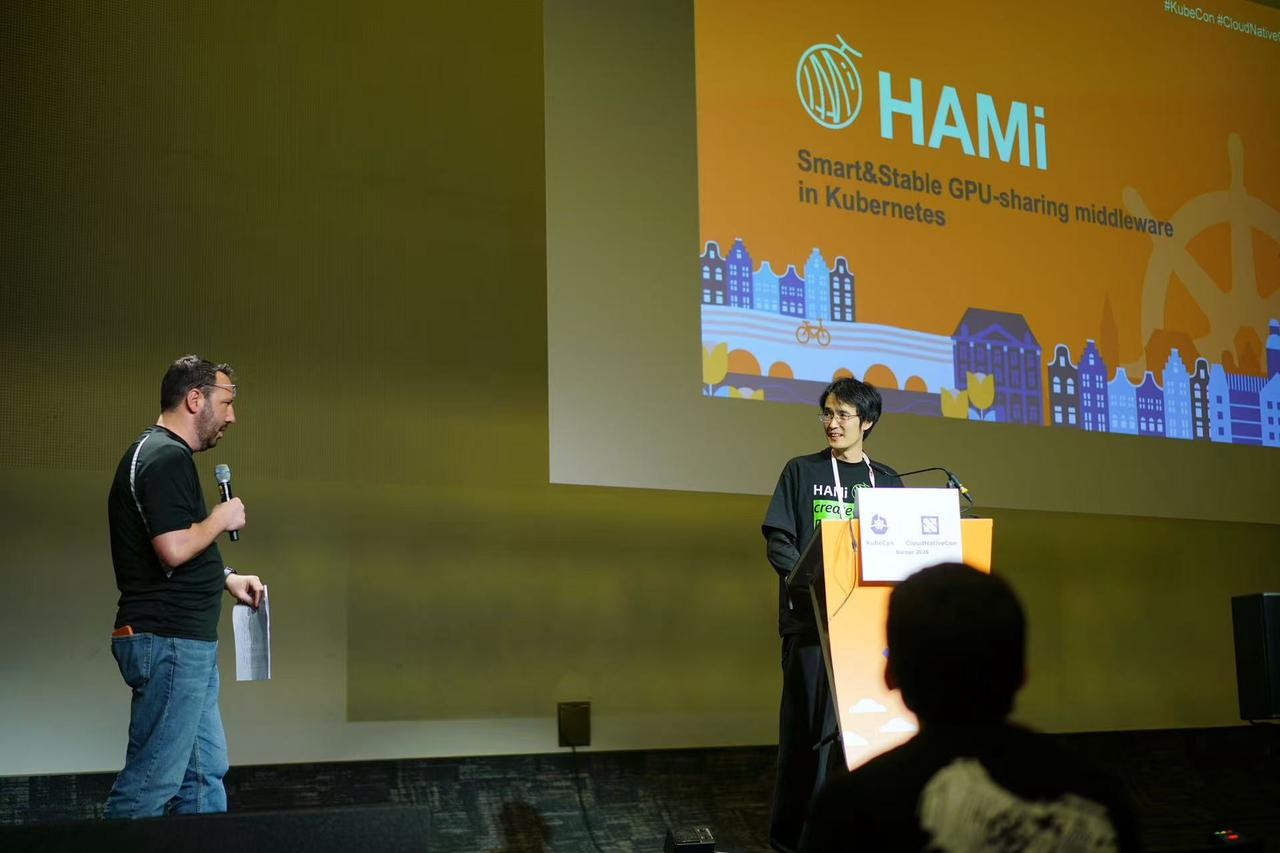 李孟轩在 KubeCon 上分享 HAMi